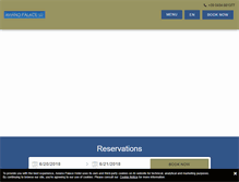 Tablet Screenshot of hotelavianopalace.com